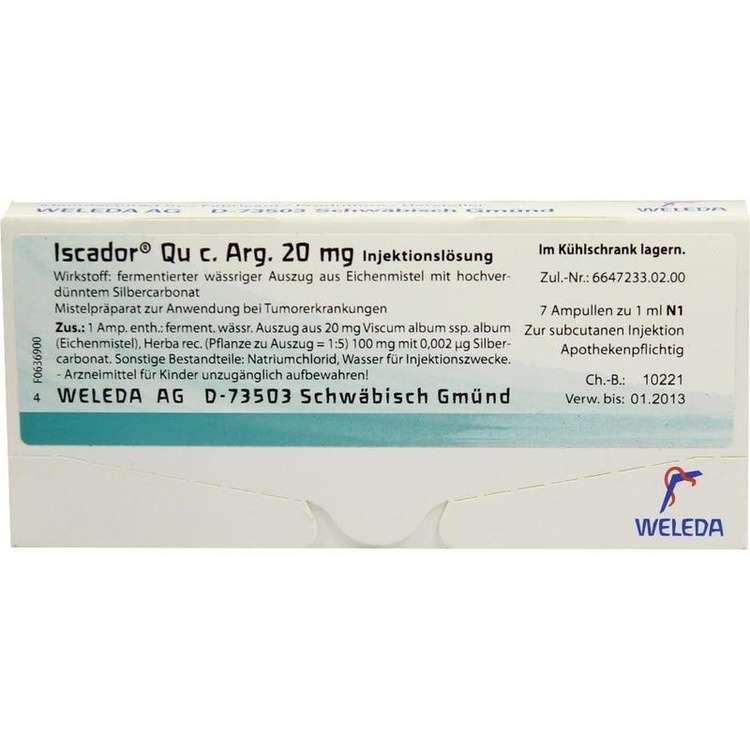 Iscador Qu c. Arg. 20mg