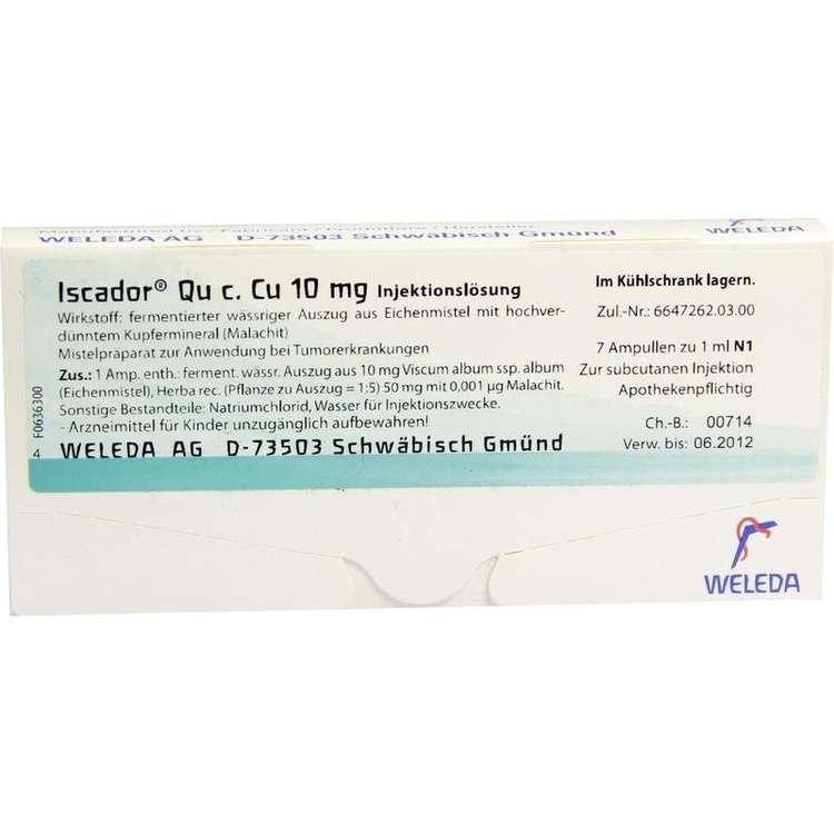 Iscador Qu c. Cu 20mg