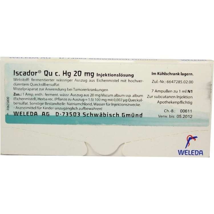 Iscador Qu c. Hg 20mg