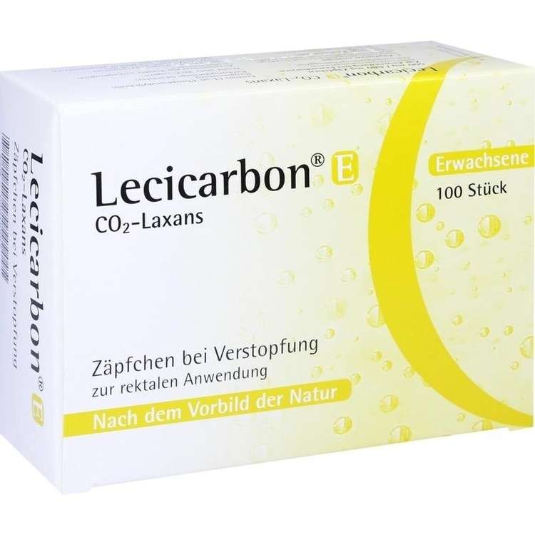 Lecicarbon E CO2-Laxans drei