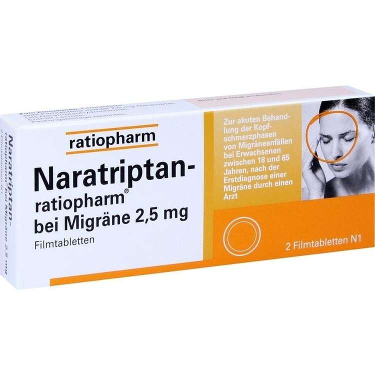 Naratriptan-ratiopharm 2,5 mg Filmtabletten