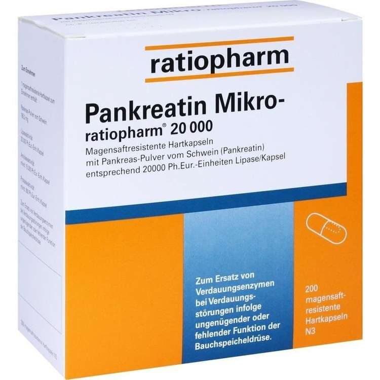 Pankreatin Mikro-ratiopharm 20 000