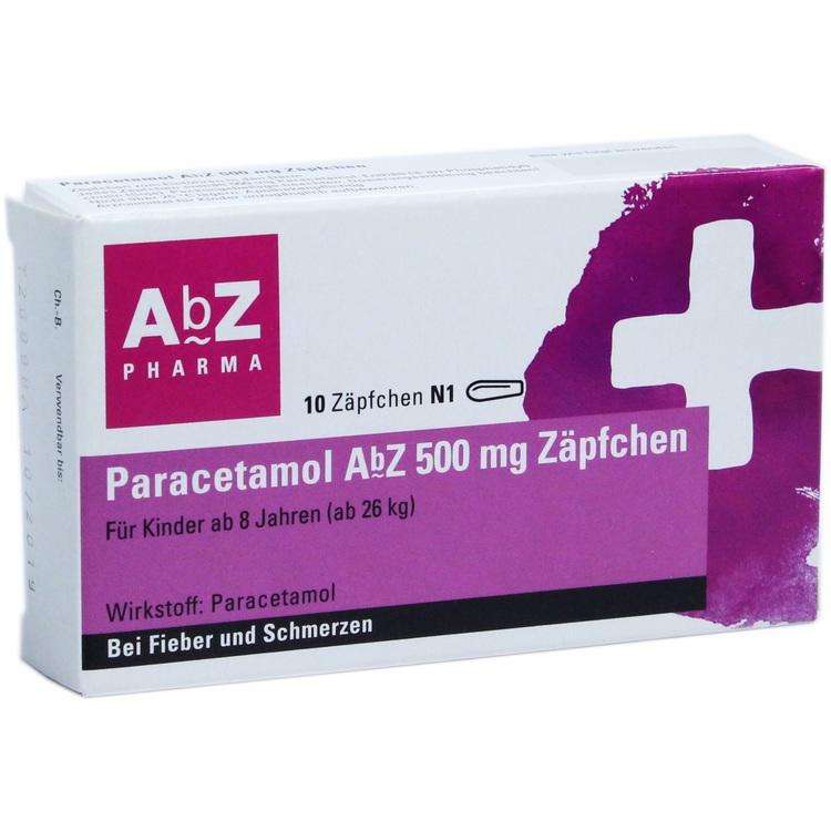 Paracetamol AL 500 Zäpfchen