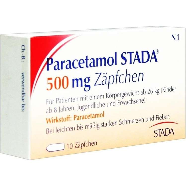 Paracetamol STADA 500mg Zäpfchen