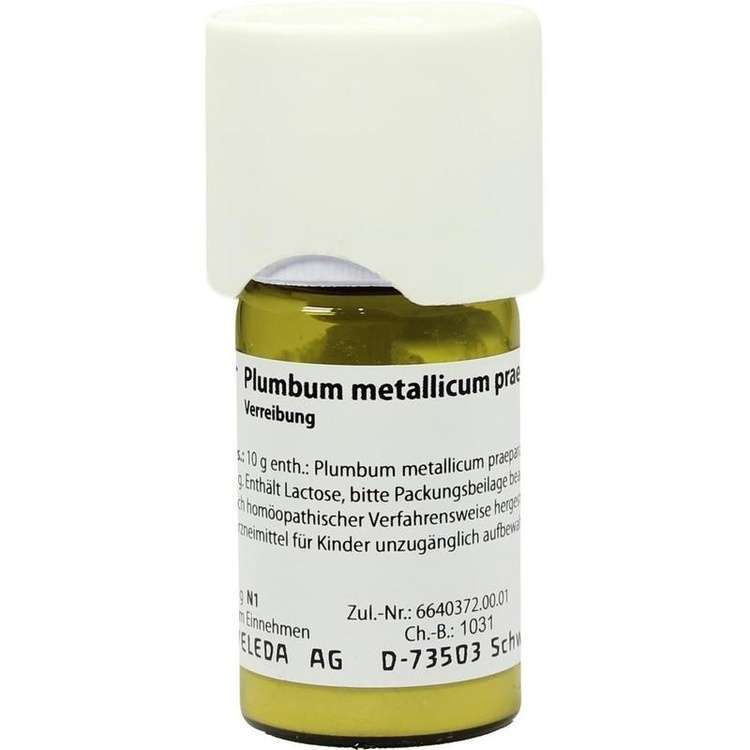 Plumbum metallicum D8