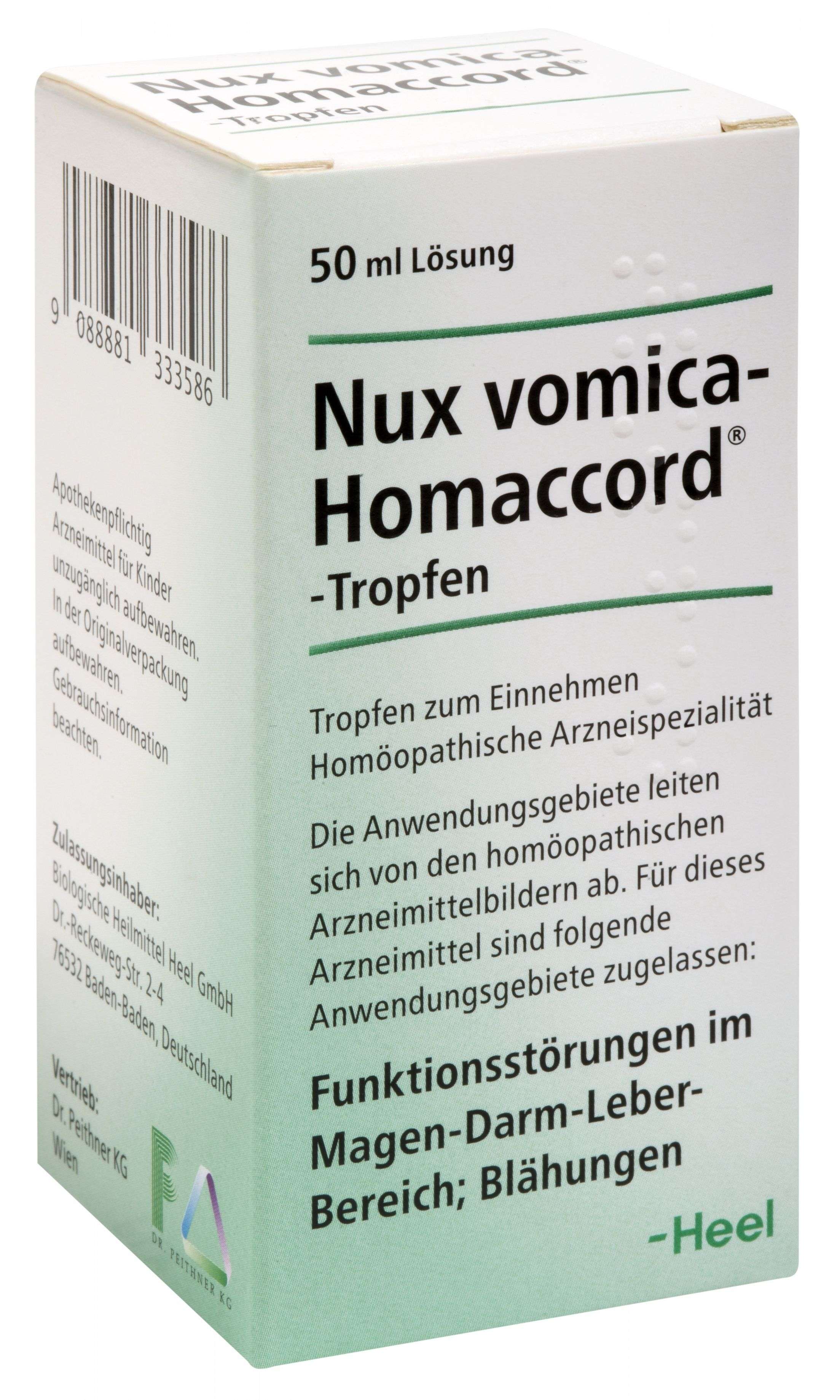 Nux vomica-Homaccord Tropfen zum Einnehmen