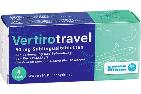 Vertirotravel 50 mg Sublingualtabletten