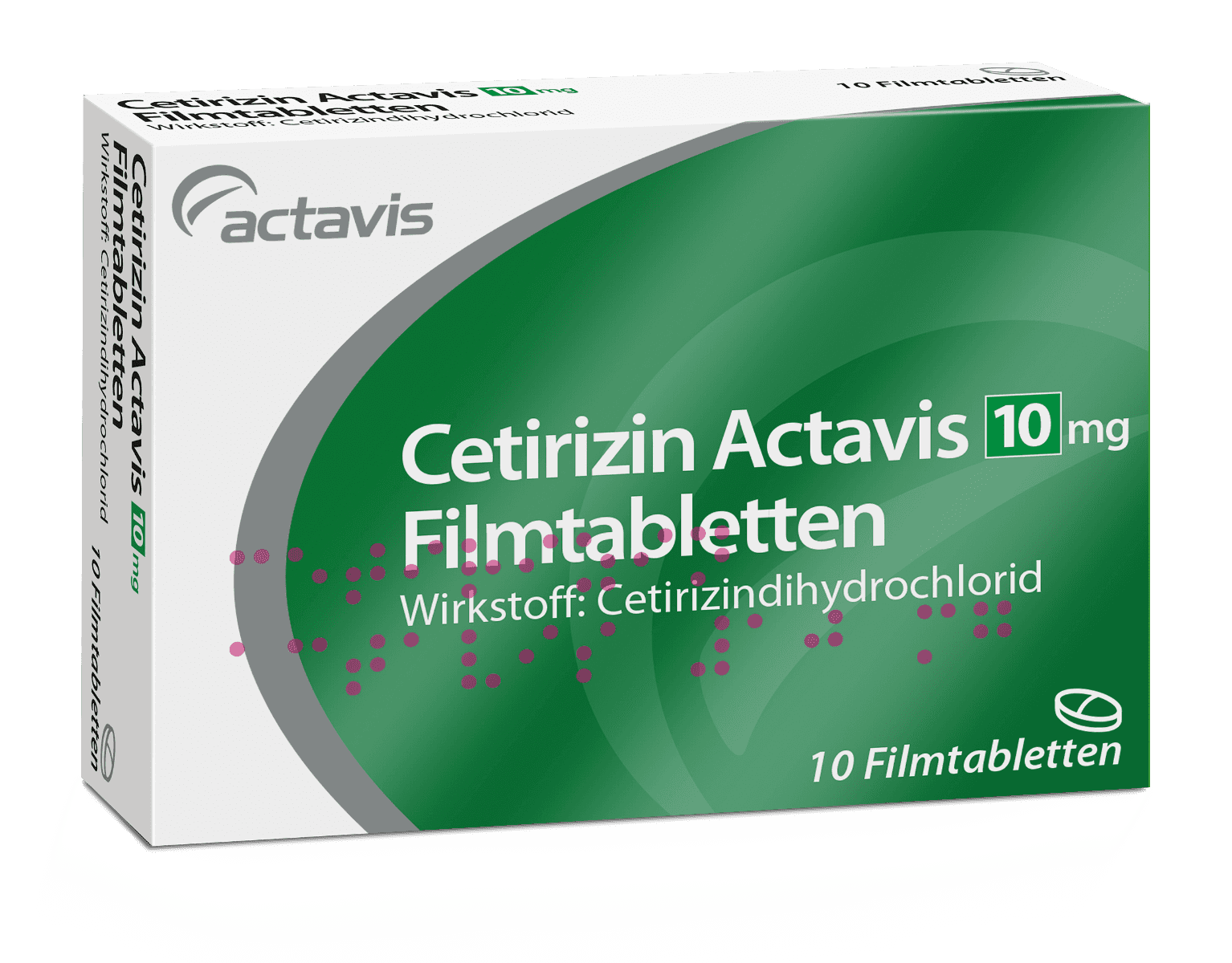 Cetirizin Actavis 10 mg Filmtabletten