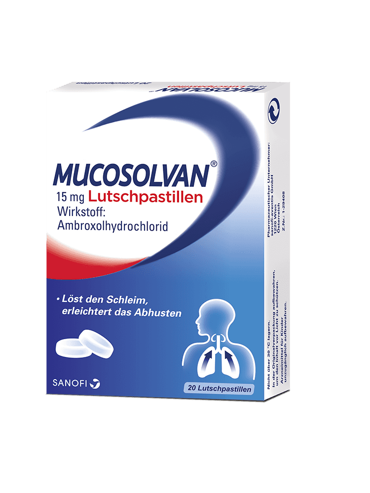 Mucosolvan Schleimlöser 15 mg Lutschpastillen