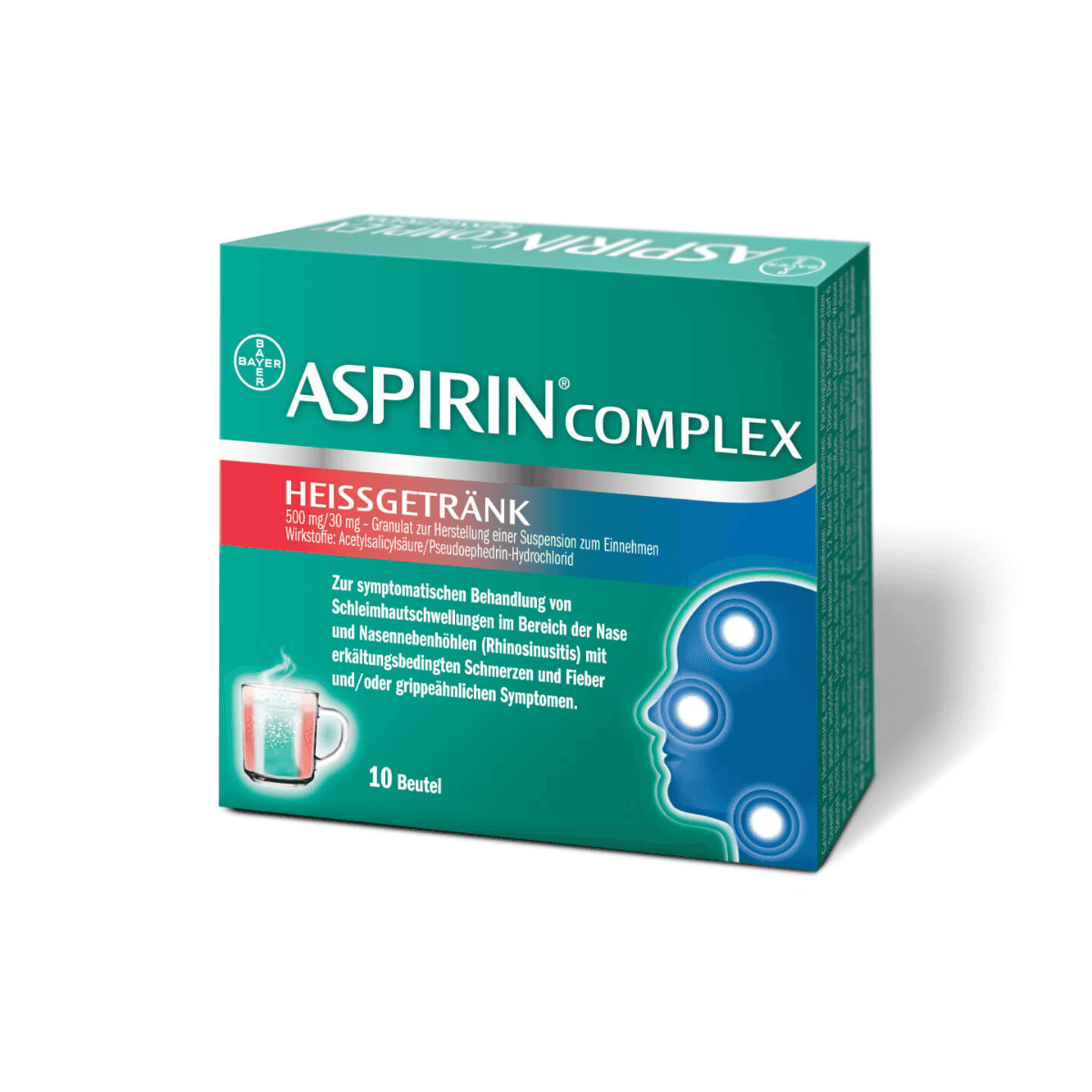 Aspirin Complex Heißgetränk 500 mg / 30 mg Granulat zur Herstellung einer Suspension zum Einnehmen