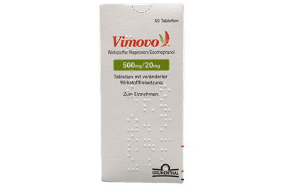 Vimovo 500 mg/20 mg Tabletten mit veränderter Wirkstofffreisetzung